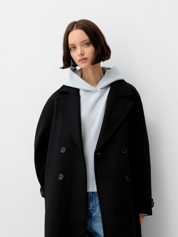 Manteau mi-saison Bershka en noir