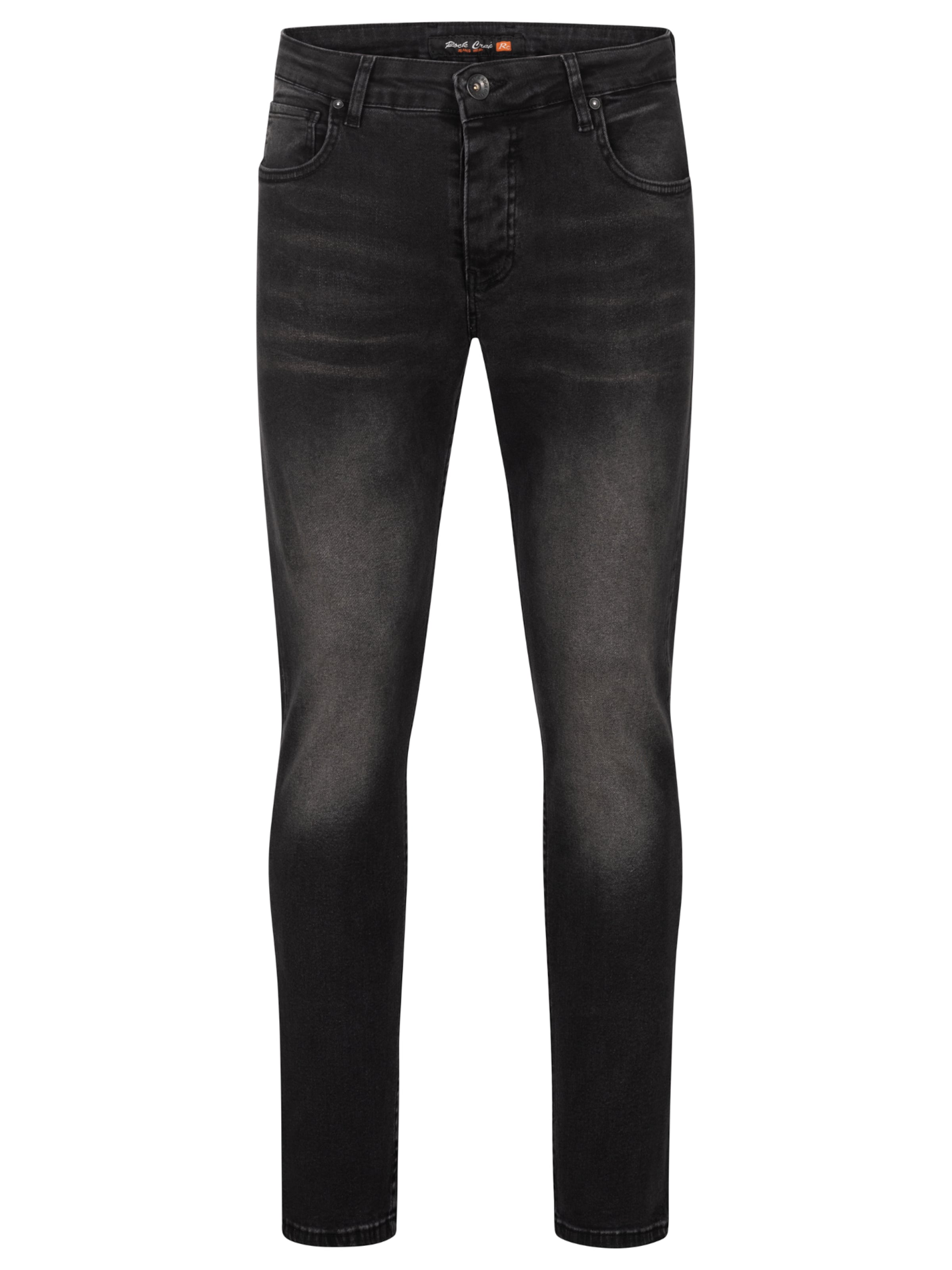 Rock Creek Regular Jeans in Schwarz: Vorderseite