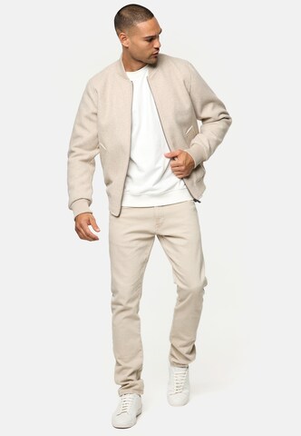 INDICODE JEANS Between-Season Jacket 'ltonius' in Beige