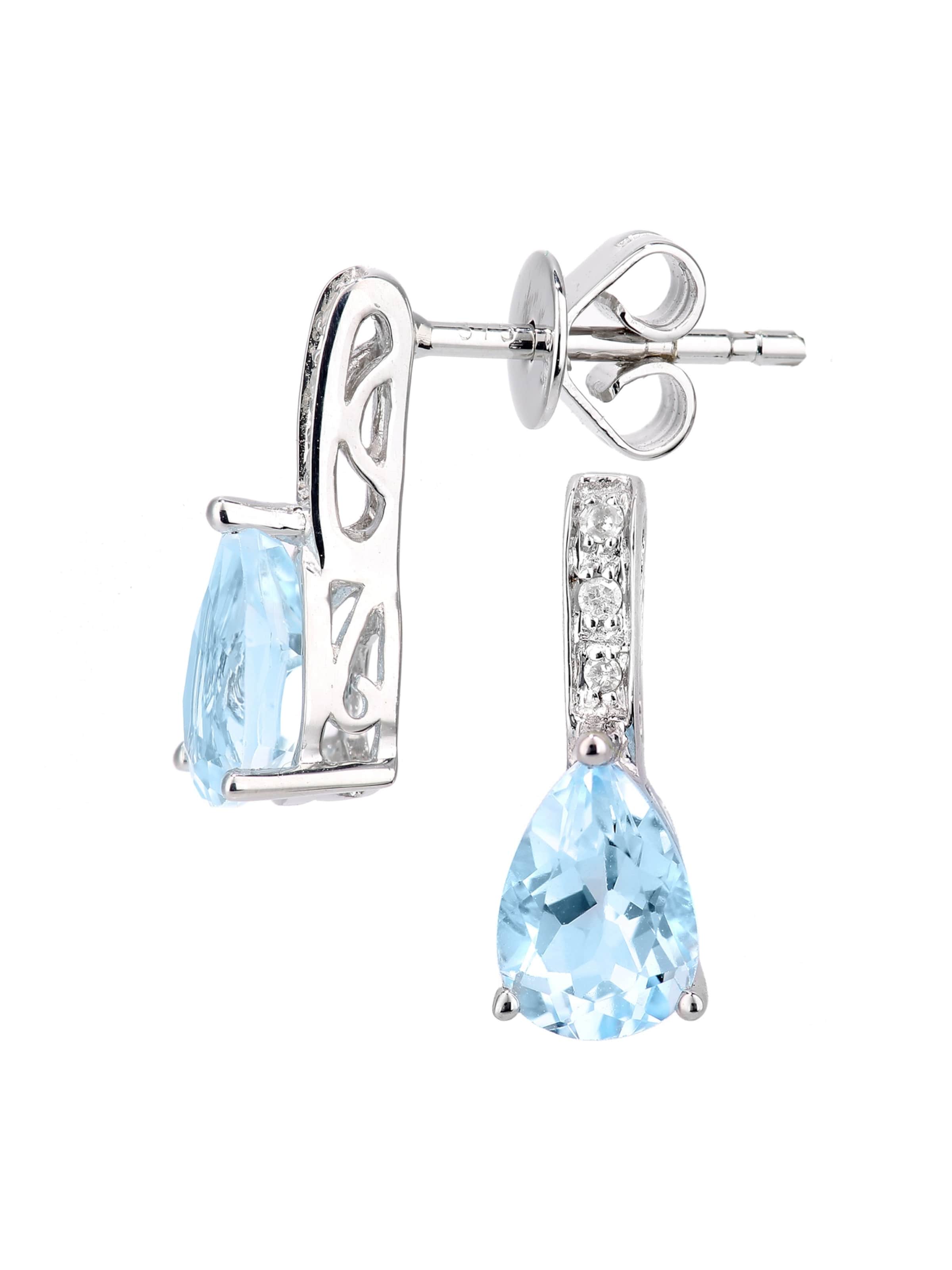 DIAMANT LETERNEL Earrings in Silver: front