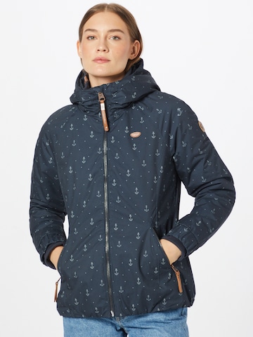 Ragwear Between-season jacket 'Dizzie Marina' in Blue: front