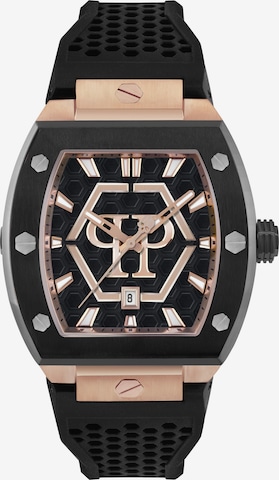Philipp Plein Uhr 'The Hexagon Phantom' in Schwarz: Vorderseite