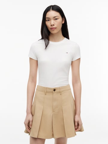 Tommy Jeans Särk, värv valge: eest vaates