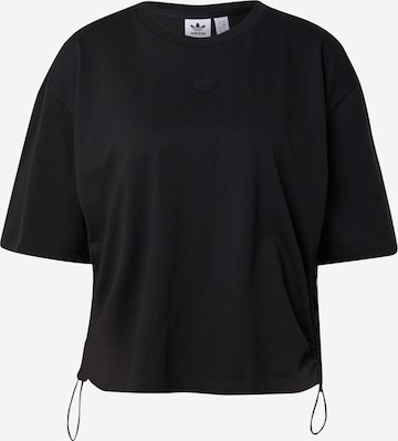 ADIDAS ORIGINALS Shirt in Black: front