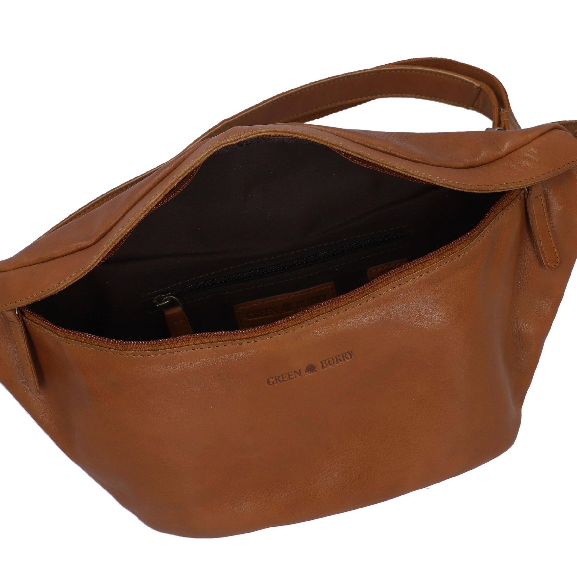 GREENBURRY Schoudertas 'Colombiana' in Bruin