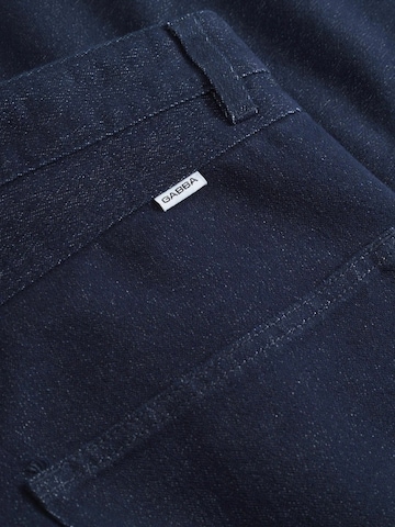 GABBA Loosefit Bukser med lægfolder 'David' i blå