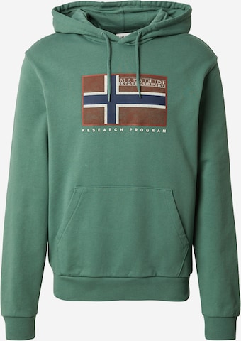 NAPAPIJRI - Sudadera 'BEMILES' en verde: frente