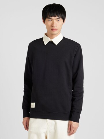 anerkjendt Sweatshirt in Black: front