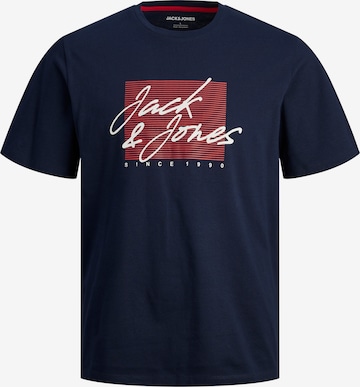 T-Shirt 'ZURI' JACK & JONES en bleu : devant