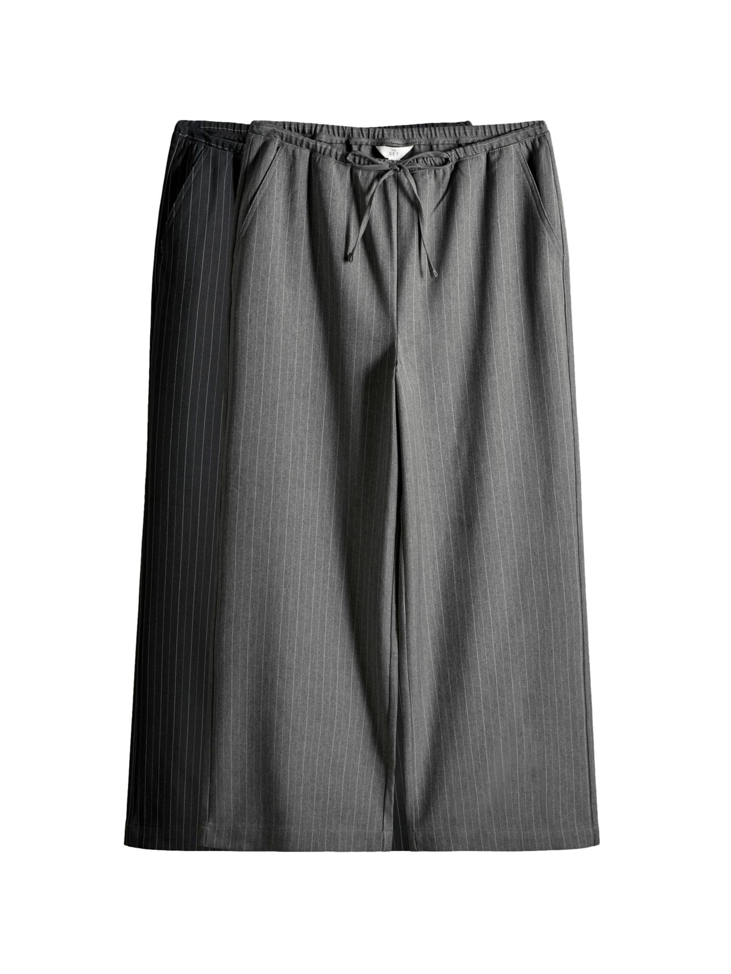 The Set Regular Hose in Grau: Vorderseite