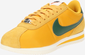 Baskets basses 'CORTEZ' Nike Sportswear en jaune : devant