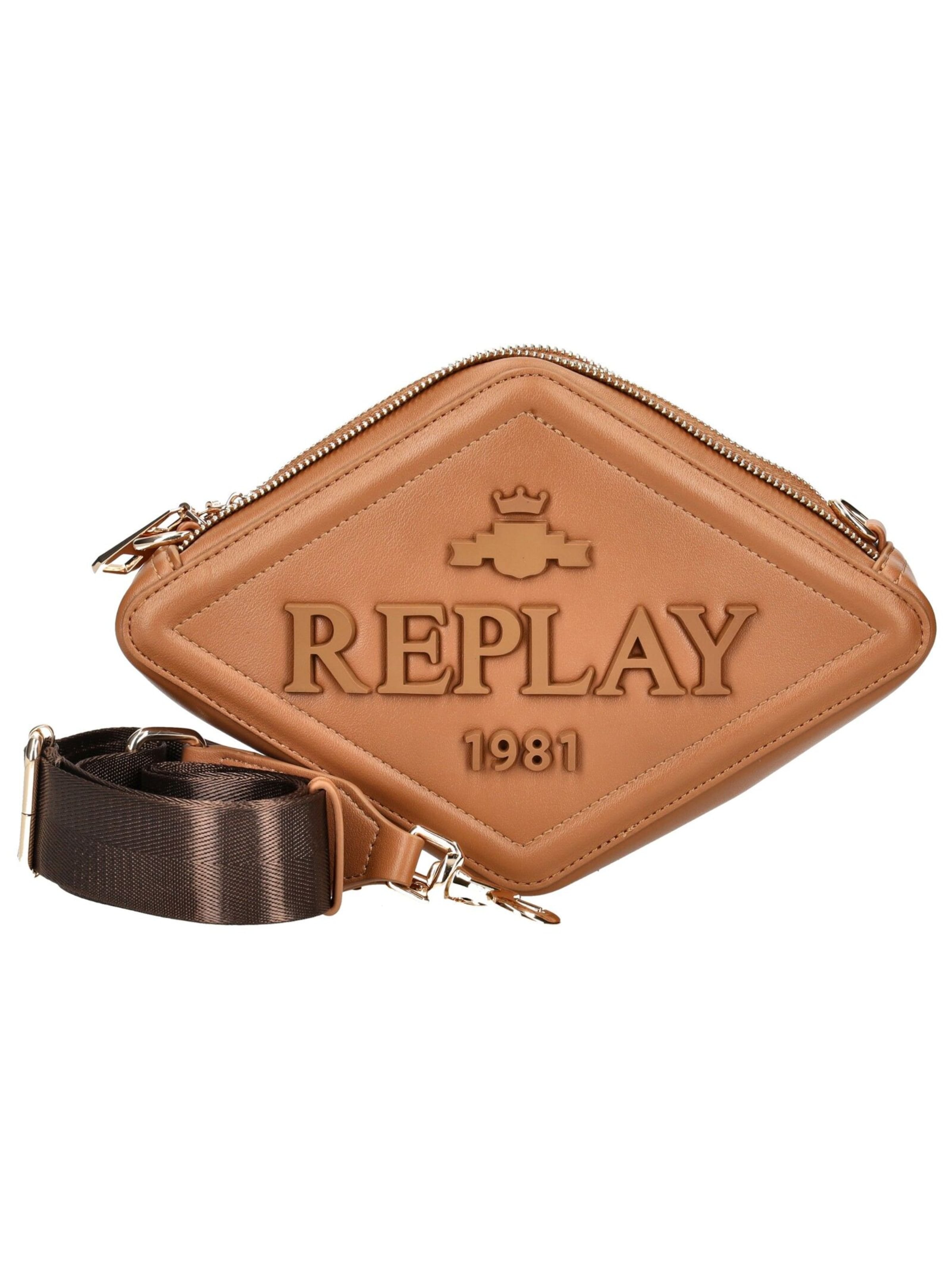 REPLAY Crossbody Bag in Brown: front
