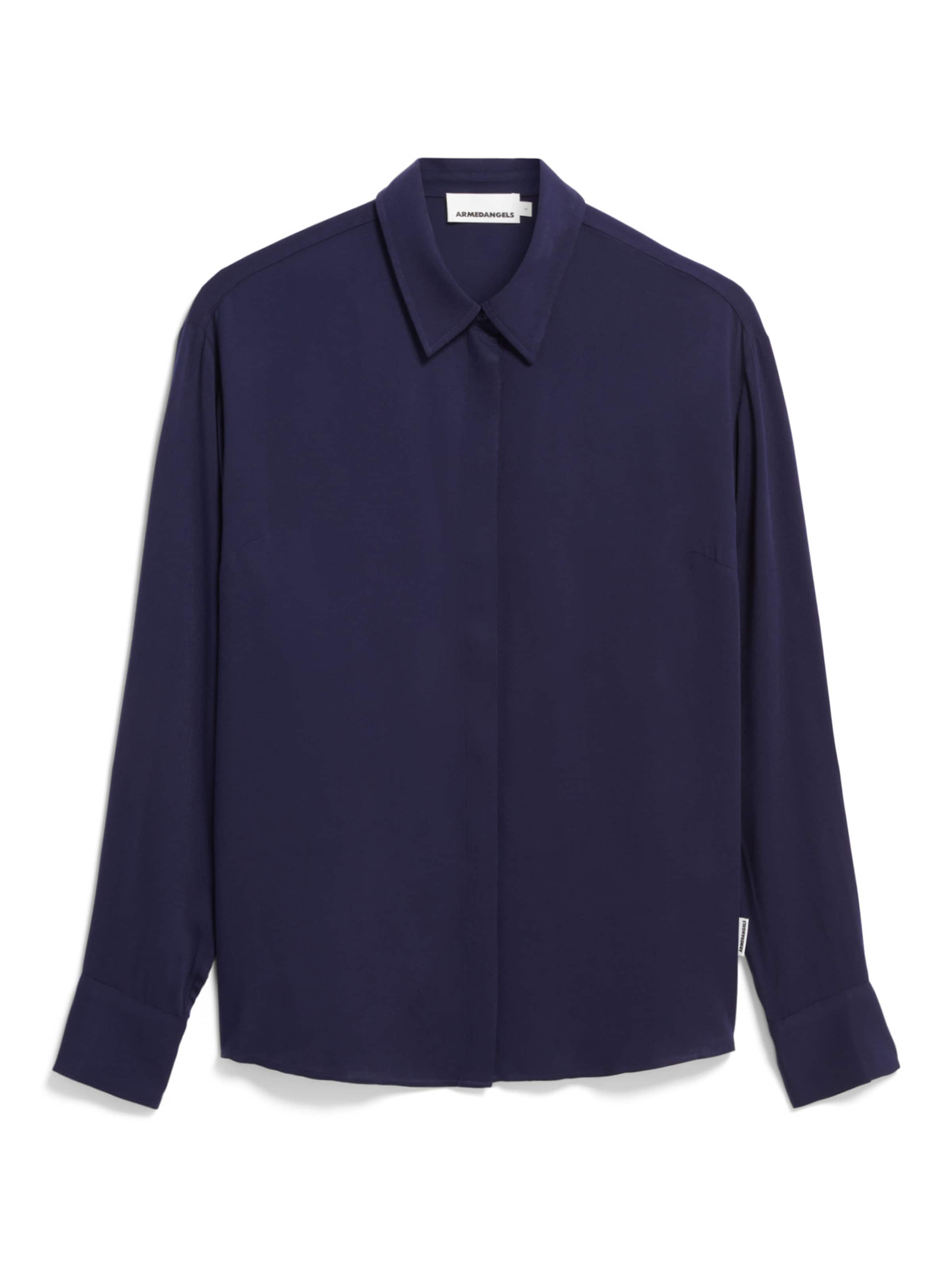 Camicia da donna 'Larisaana' di ARMEDANGELS in blu: frontale