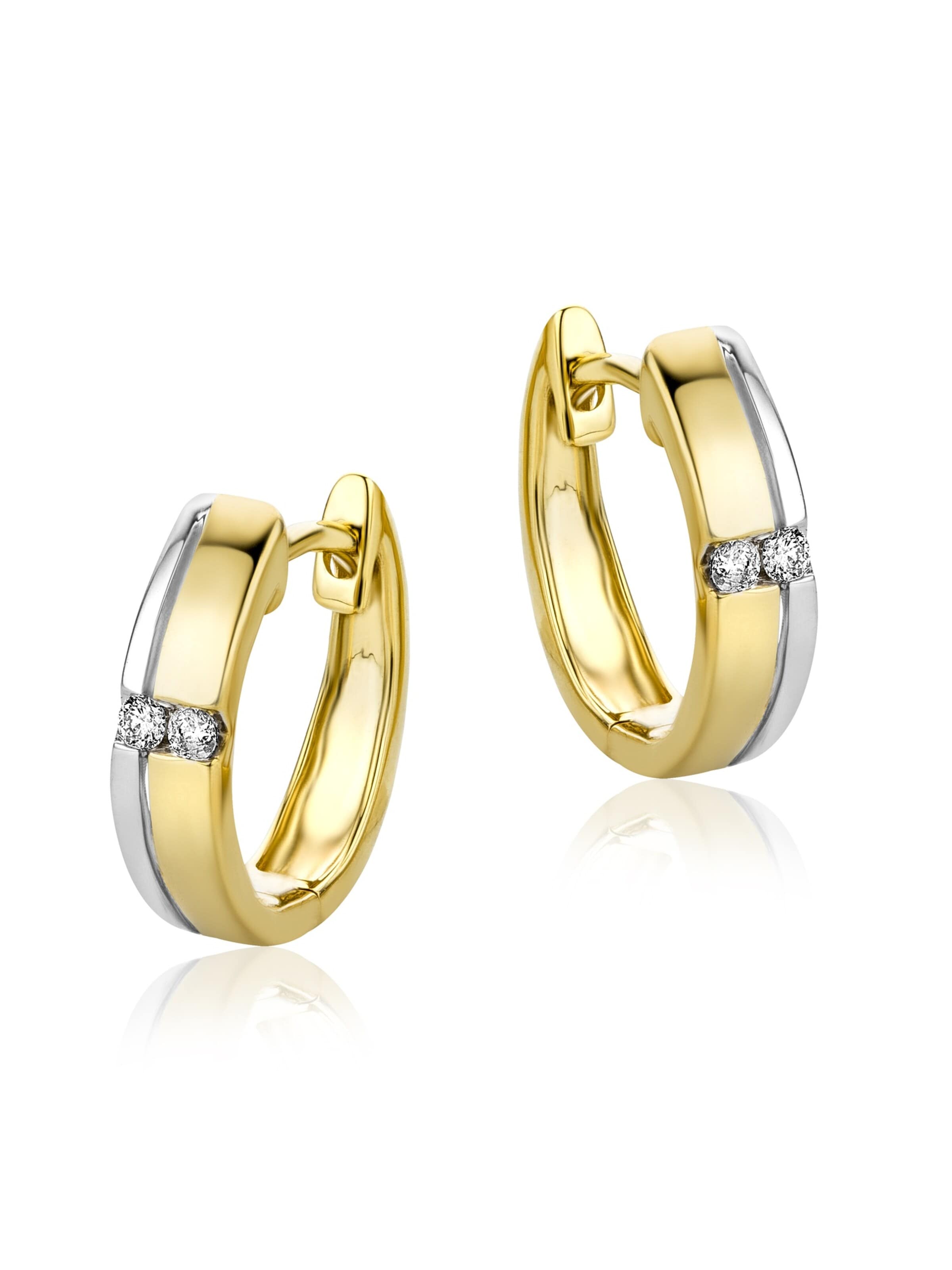 DIAMANT LETERNEL - Pendientes en oro: frente