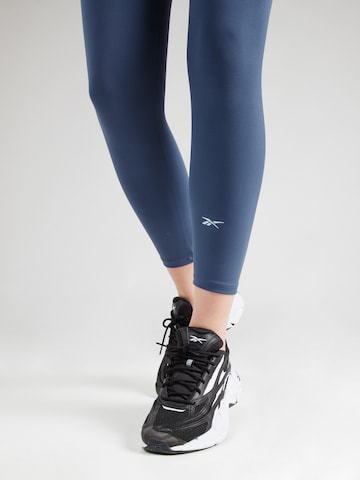 Reebok - Skinny Calças de desporto 'ACTIV COLL DREAMBLEND' em azul