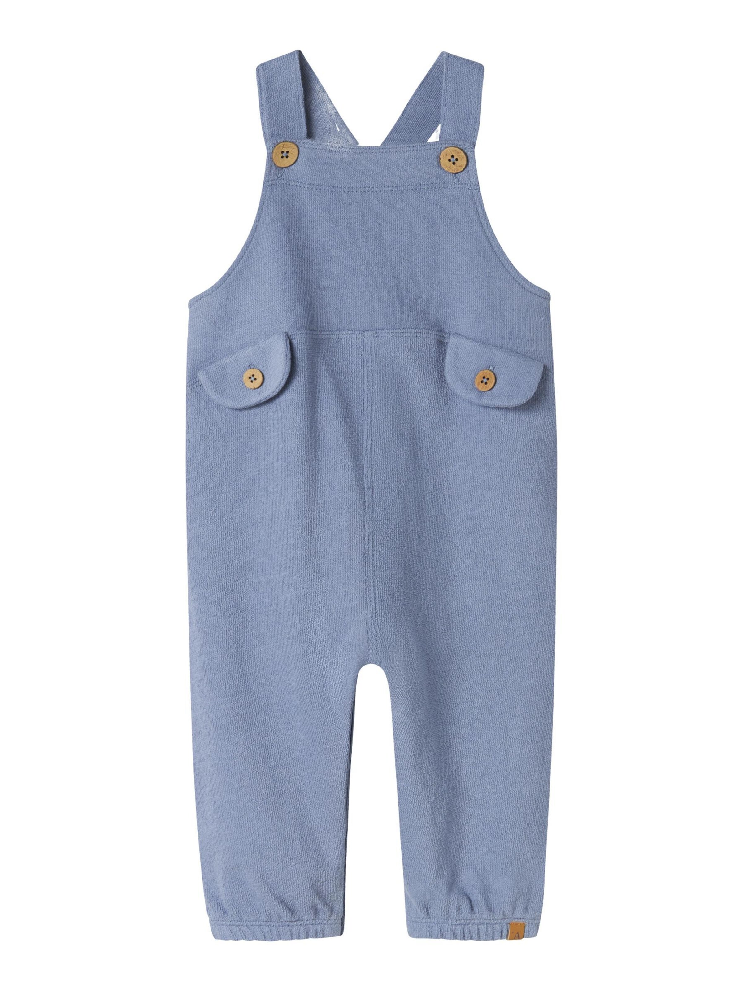 NAME IT Loose fit Dungarees in Blue: front
