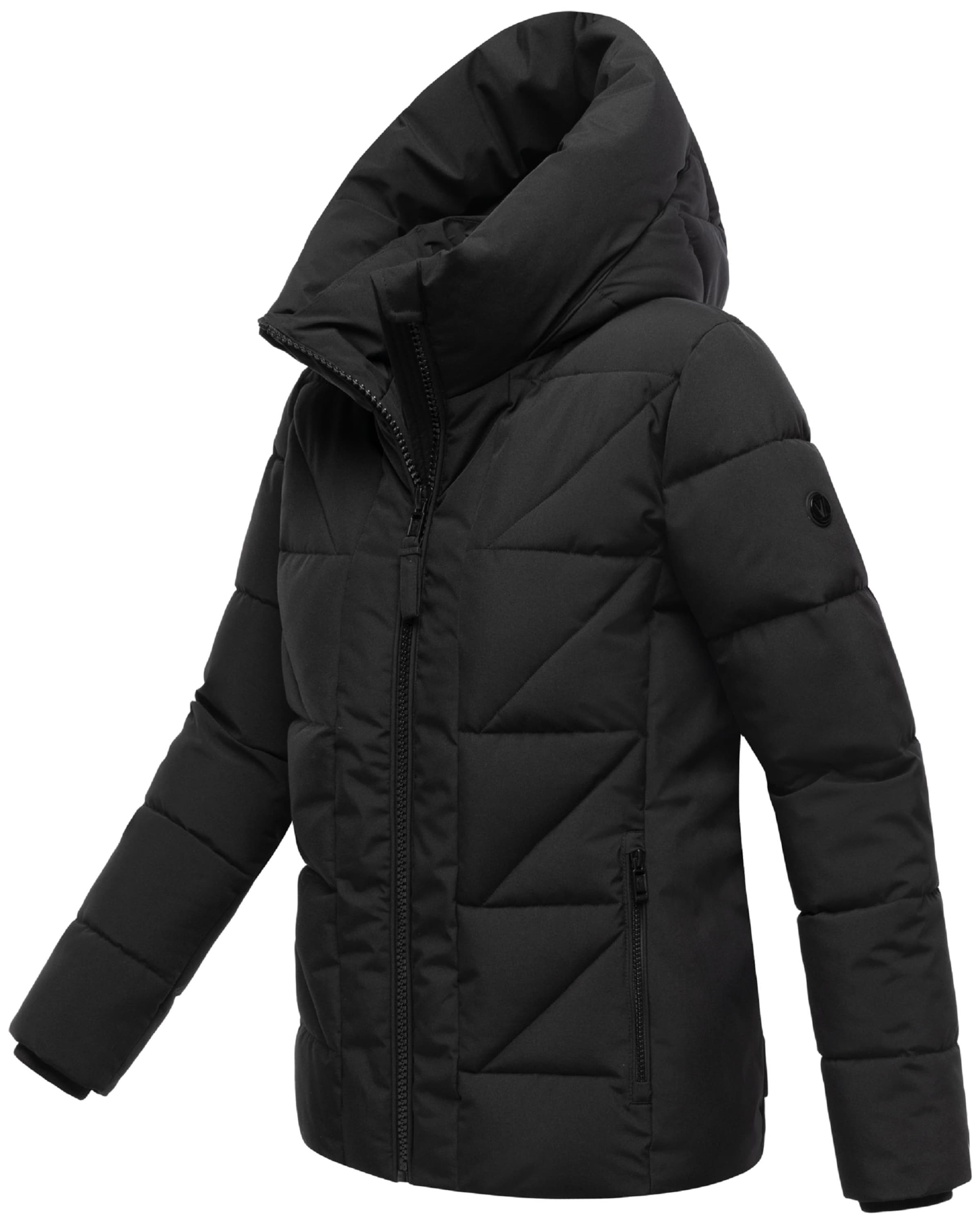 Veste d’hiver 'Kuschelnasee 16' MARIKOO en noir