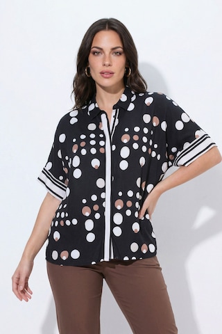 Ulla Popken Bluse in Schwarz