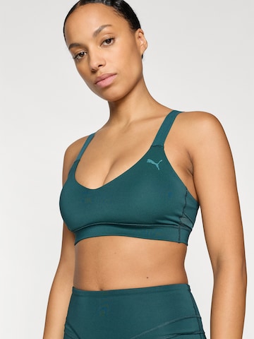 Bustieră Sutien sport 'PWRSHAPE' de la PUMA pe verde