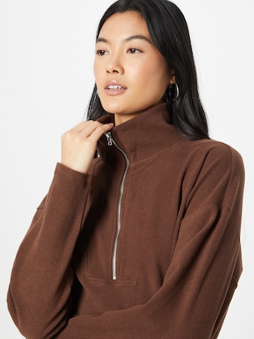 PIECES Sweater 'FLEX' in Brown