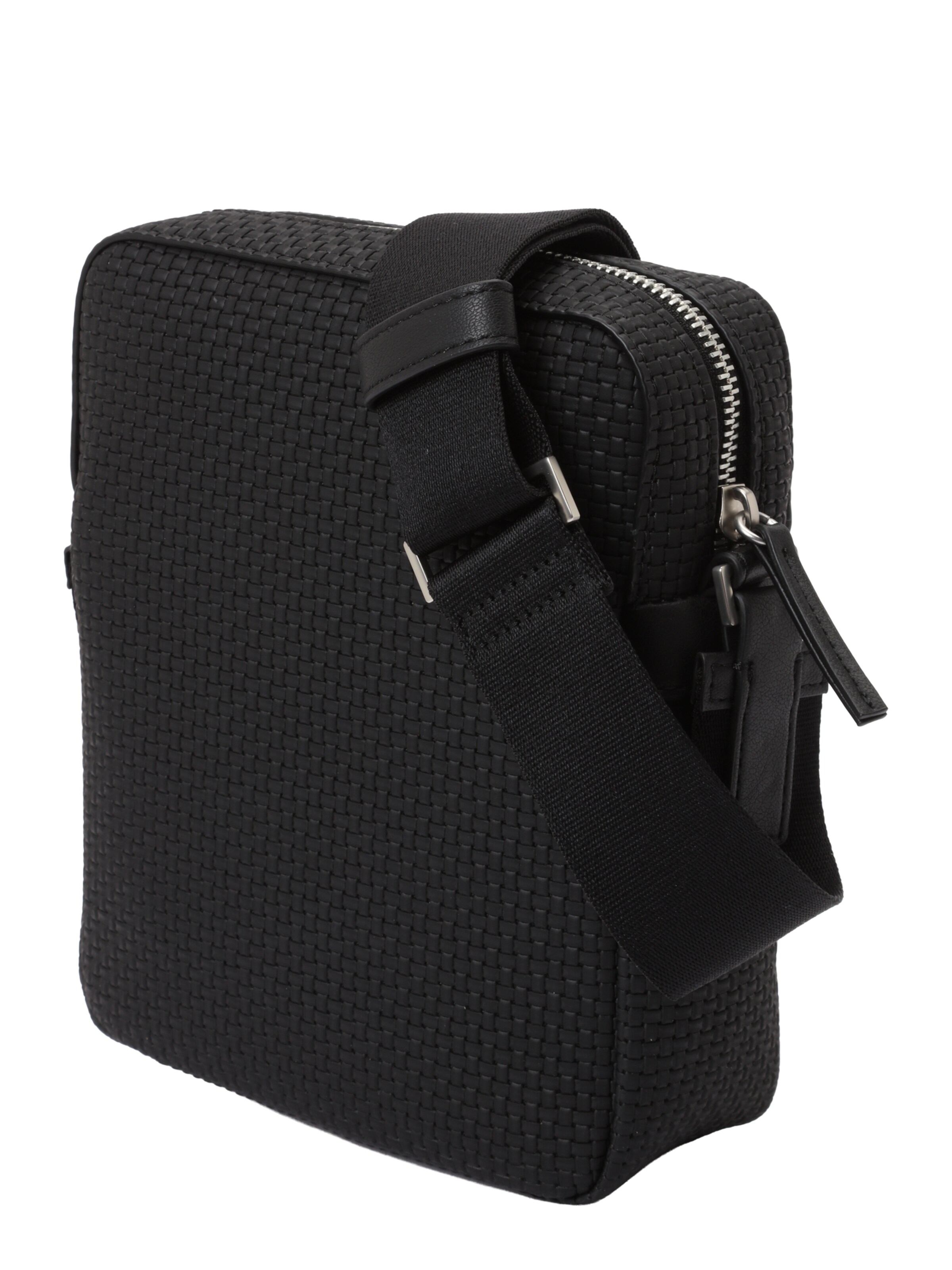 Calvin Klein Axelremsväska i svart: framsida