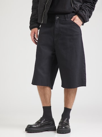 WEEKDAY Baggy Trousers 'Astro' in Black: front
