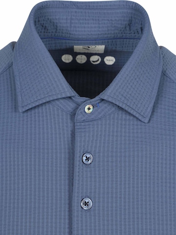 R2 Amsterdam Regular fit Overhemd in Blauw