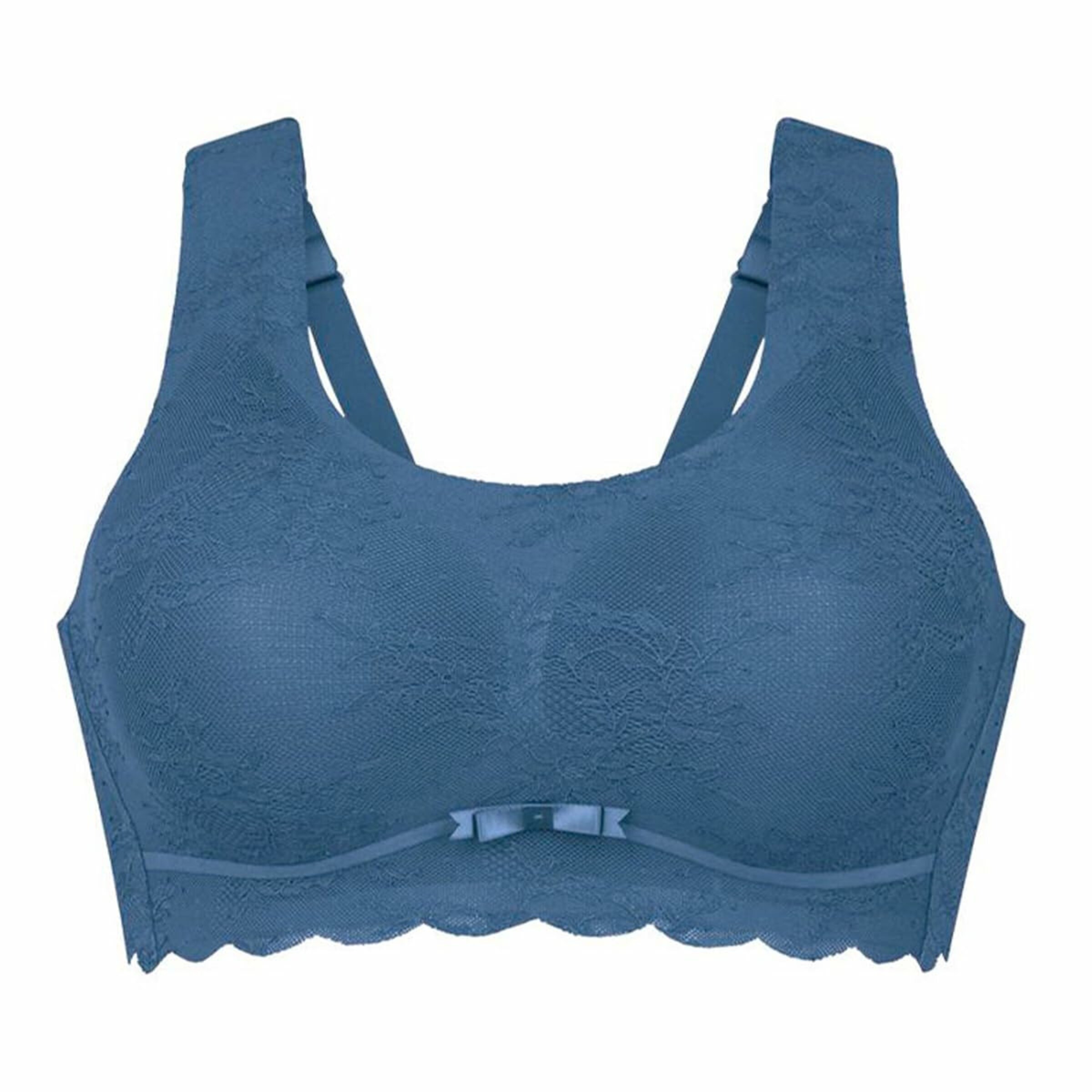 ANITA Bralette Bra in Blue: front