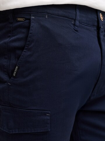 INDICODE Regular Cargo Pants 'Indicode Laulax' in Blue
