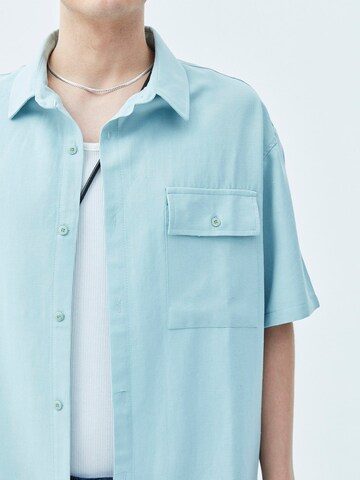 Comfort fit Camicia 'Arlington' di VAMOS CLO in blu