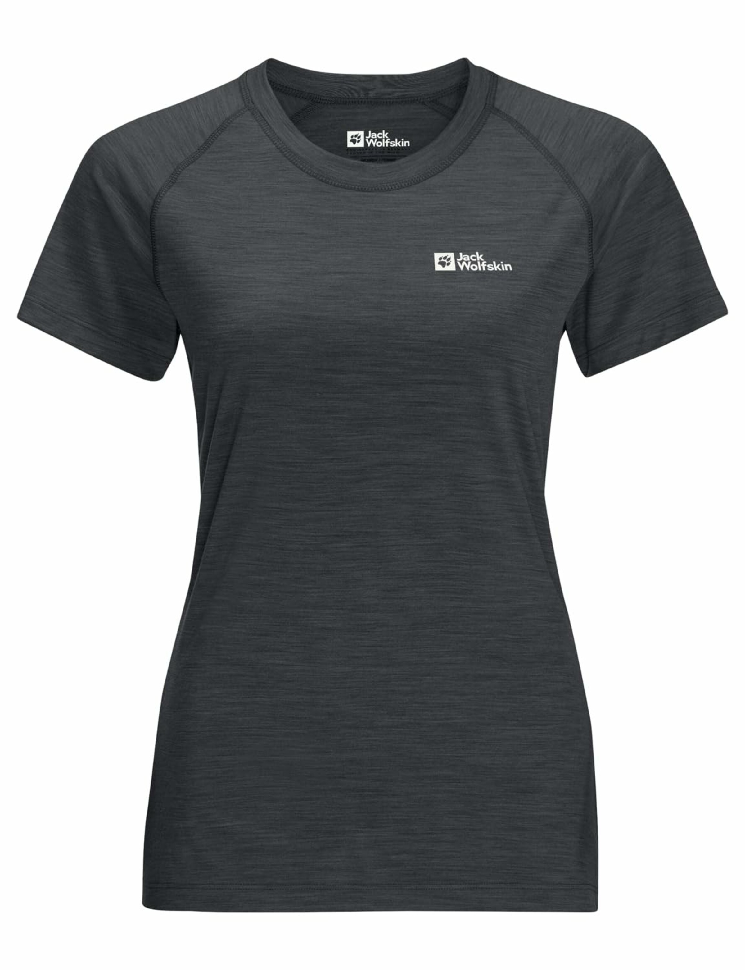 JACK WOLFSKIN Performance Shirt in Anthracite, Item view