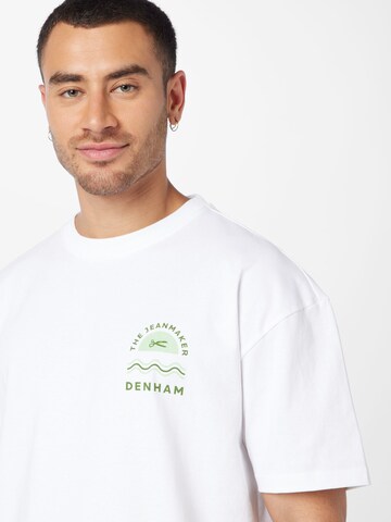 Tricou de la DENHAM pe alb