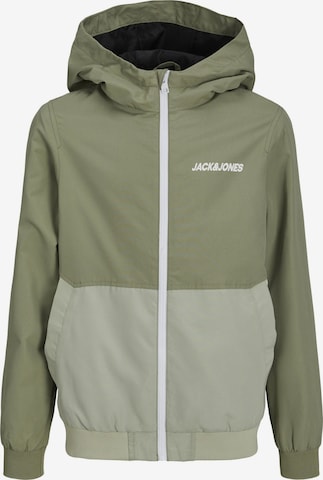 Jack & Jones Junior Between-Season Jacket in Green: front