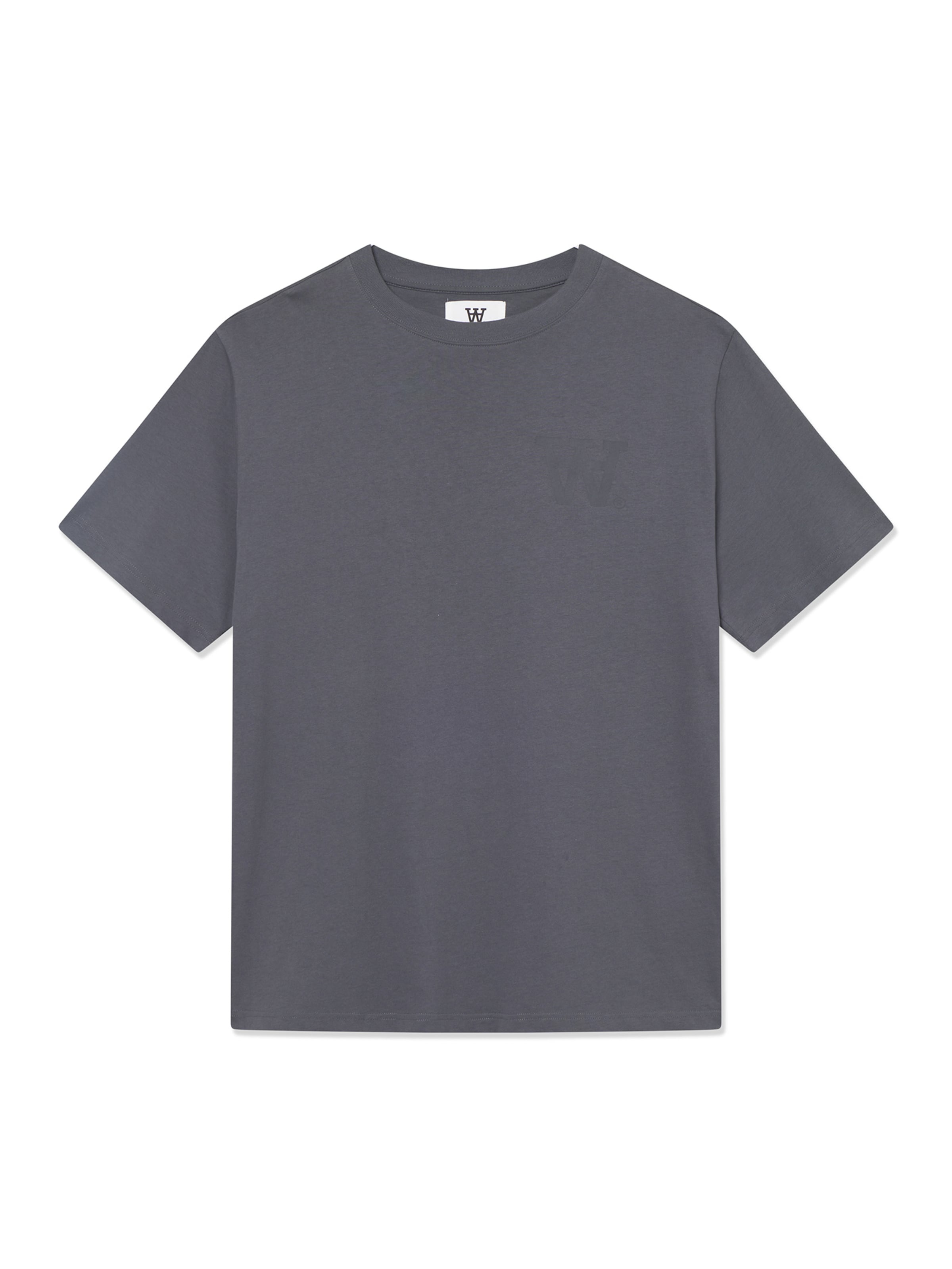 WOOD WOOD Tričko 'Asa Not To Be Trusted' - Sivá: predná strana