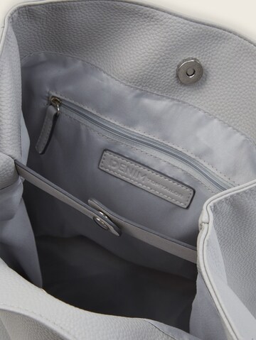 TOM TAILOR DENIM Shopper 'Arona' in Grey