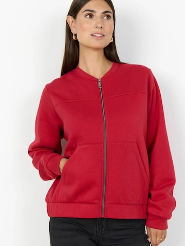 Soyaconcept Sweatjakke i rød: forside