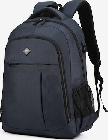 Aoking Rucksack in Blau: Vorderseite