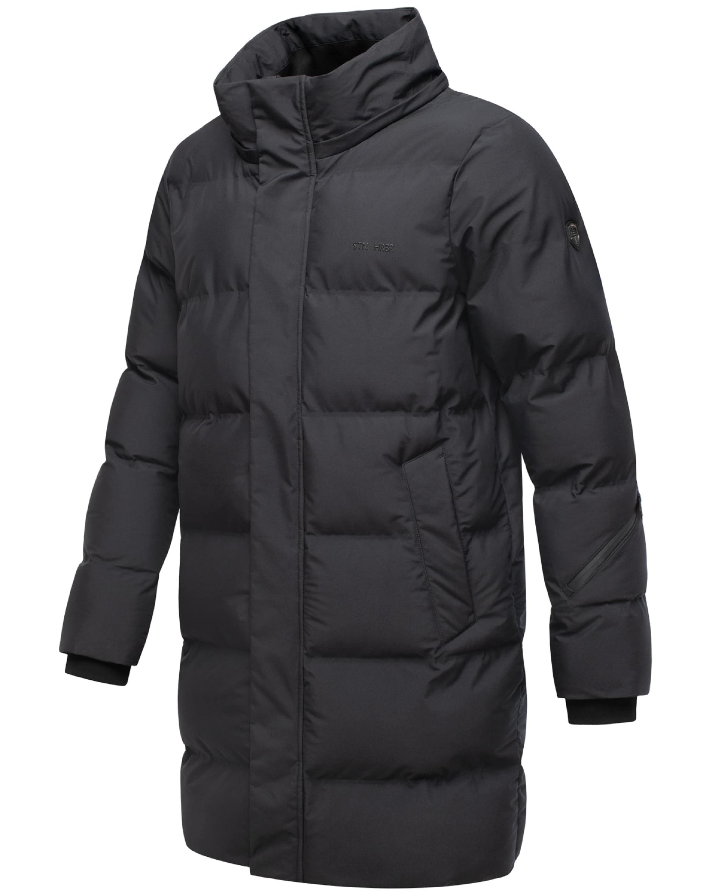 STONE HARBOUR Зимнее пальто 'Thadeek XX' в Черный