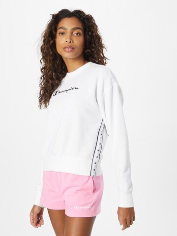 Champion Authentic Athletic Apparel Sweatshirt in Weiß: Vorderseite