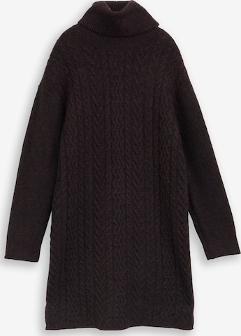 TOM TAILOR DENIM - Vestido de malha em roxo: frente
