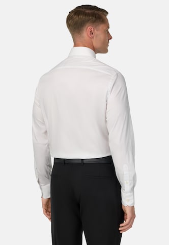 Boggi Milano Slim Fit Hemd in Weiß