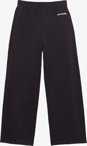 Pull&BearWide Leg/ Široke nogavice Hlače - smeđa boja: prednji dio