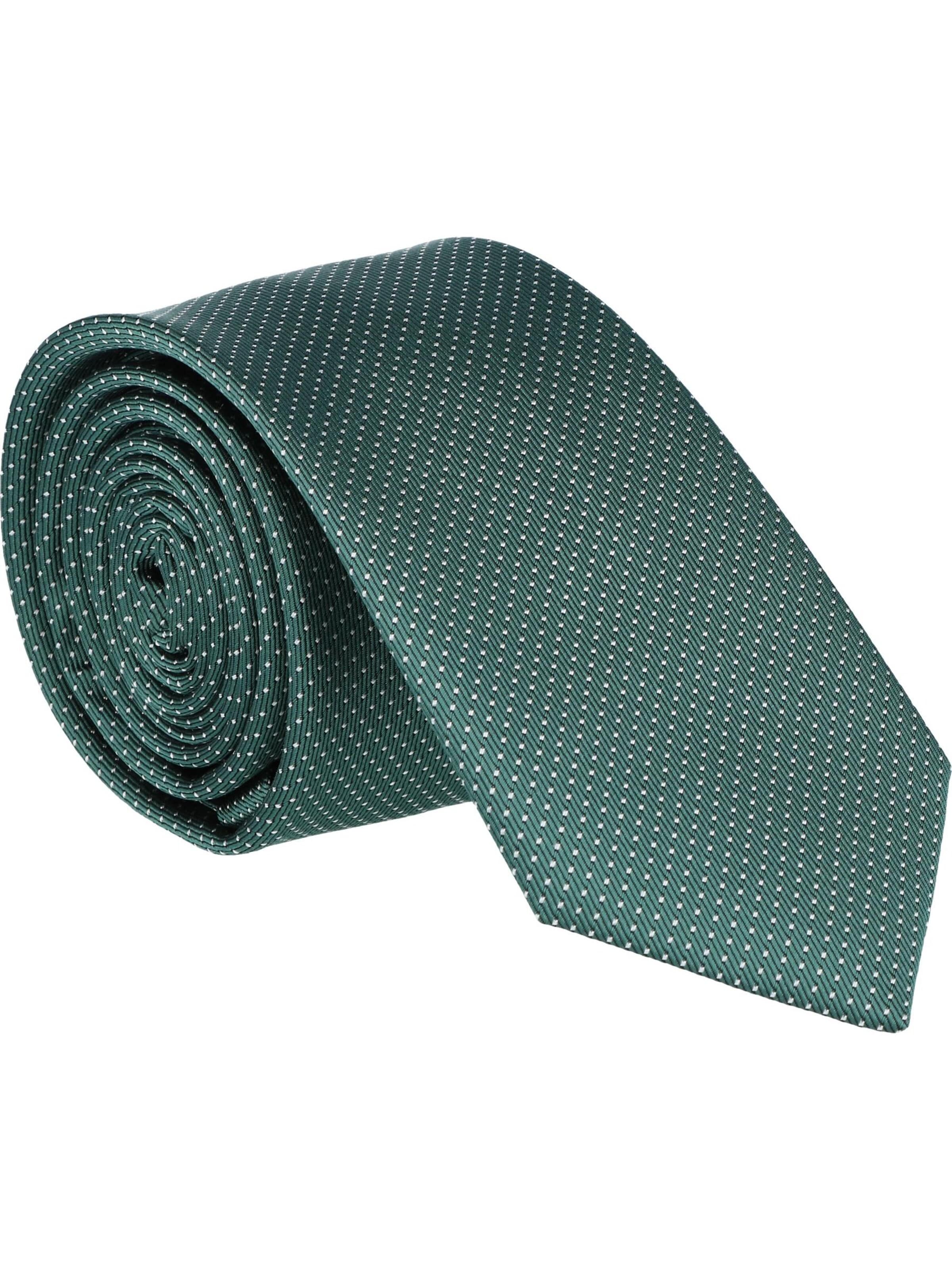 WILLEN Tie 'Tupfen' in Green: front