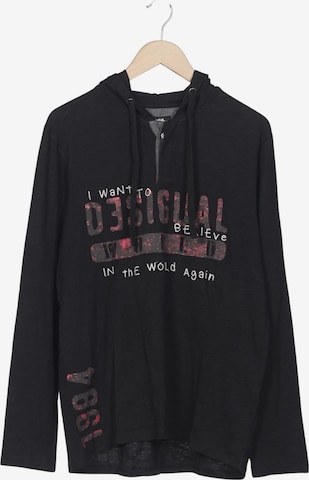 Desigual Kapuzenpullover L in Schwarz: Vorderseite