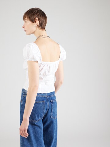 Monki Blouse in White