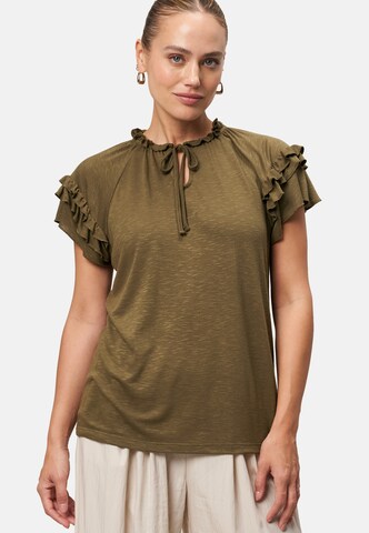 T-shirt zero en marron : devant