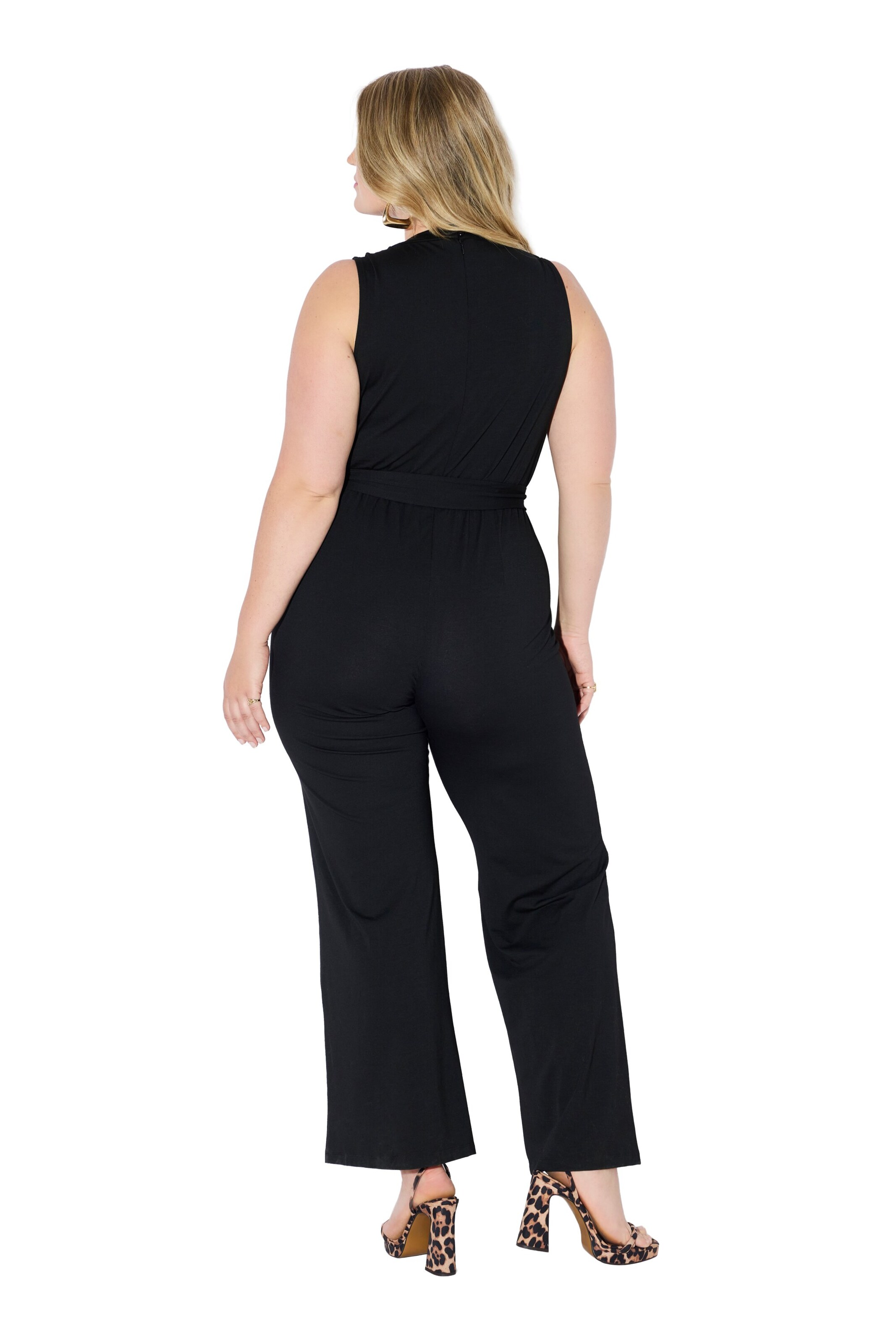 Ulla Popken Jumpsuit in Zwart