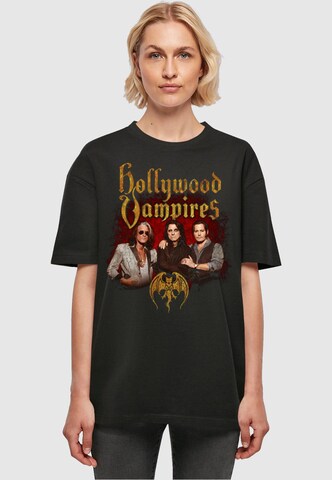 Maglia extra large 'Hollywood Vampires - Group Photo' di Merchcode in nero: frontale