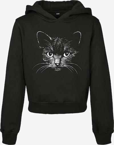 Mister Tee Sweatshirt 'Black Cat' in Black / White, Item view