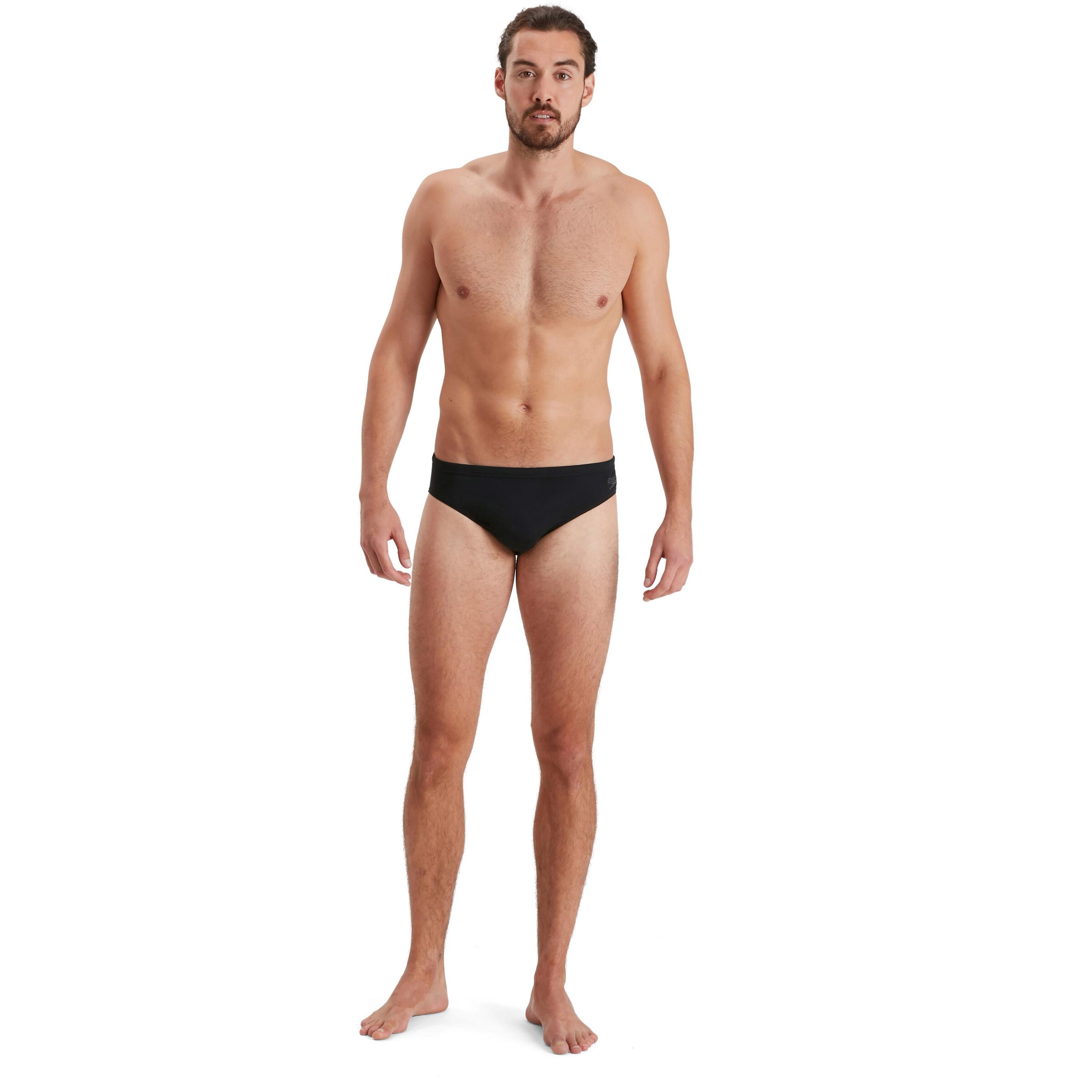 SPEEDO Athletic Swim Trunks in Black